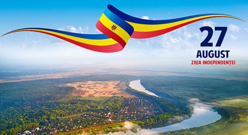 Felicitări cu Ziua Independenței Republicii Moldova